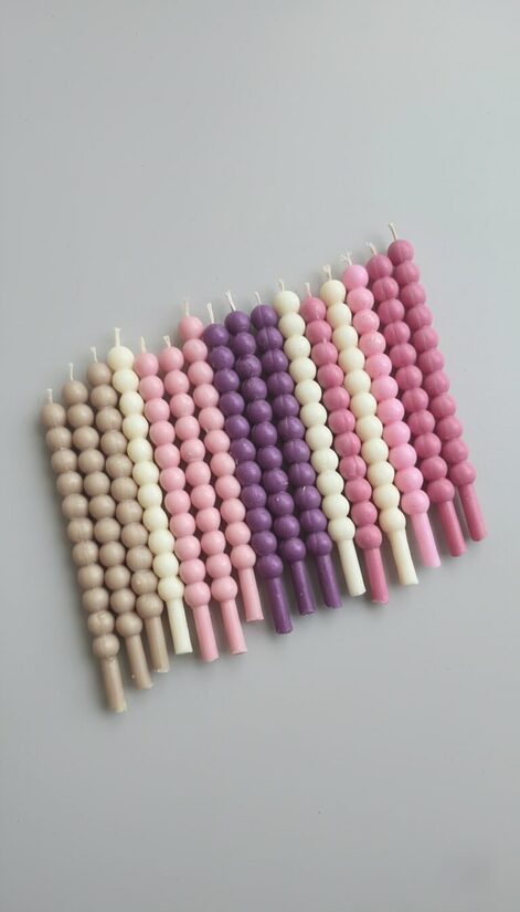 Pastel Bubble Ball Birthday Cake Candles – Cake Decoration Set